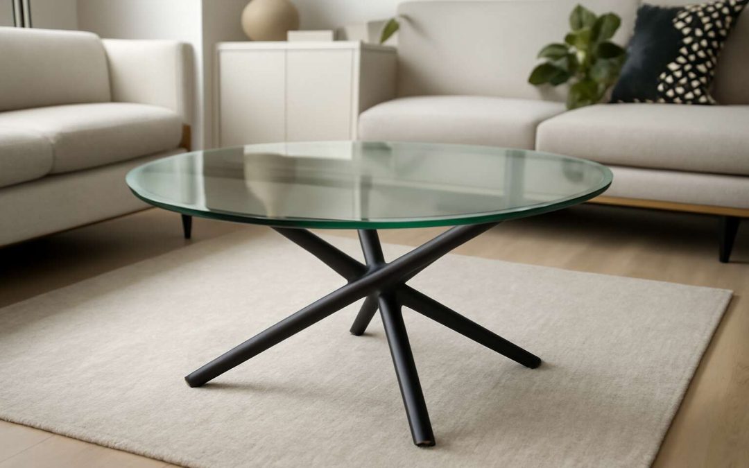 Elegant and Durable: Discover the Beauty of a Tempered Glass Round Table Top for Stylish Indoor and Outdoor Spaces