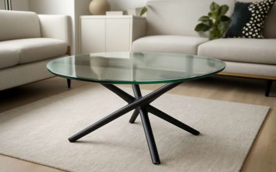 Elegant and Durable: Discover the Beauty of a Tempered Glass Round Table Top for Stylish Indoor and Outdoor Spaces