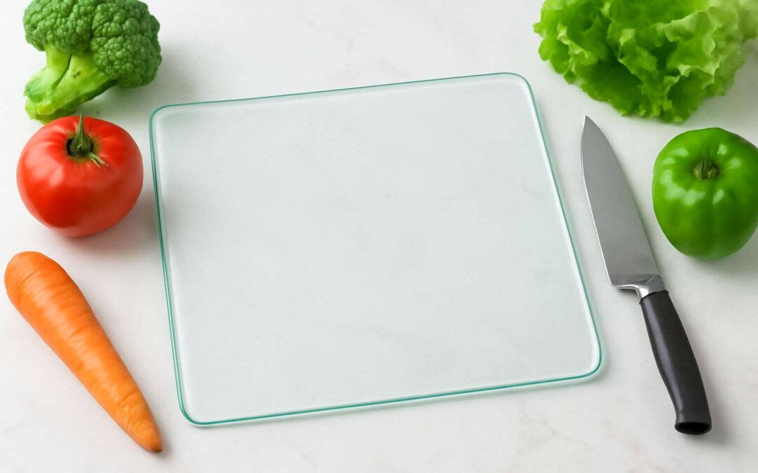 Upgrade to tempered glass chopping board for easy, germ-resistant prep.