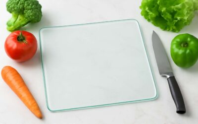 Upgrade to tempered glass chopping board for easy, germ-resistant prep.